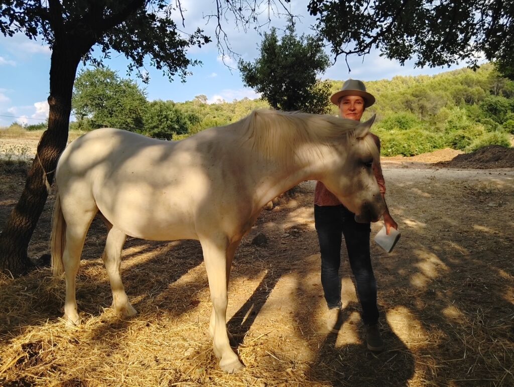 Myriam Eelbode cheval et retraites